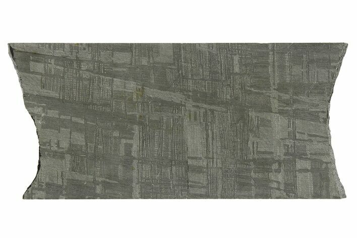 Etched Gibeon Iron Meteorite ( g) Slice - Namibia #272607